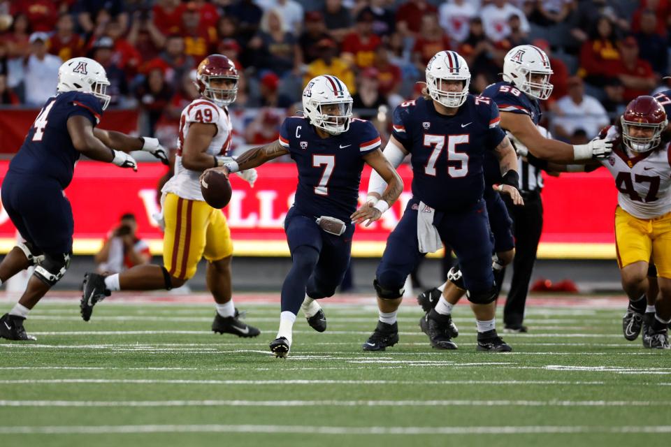 Can Jayden de Laura and the Arizona Wildcats upset the Utah Utes in Saturday's Pac-12 football game in Salt Lake City?