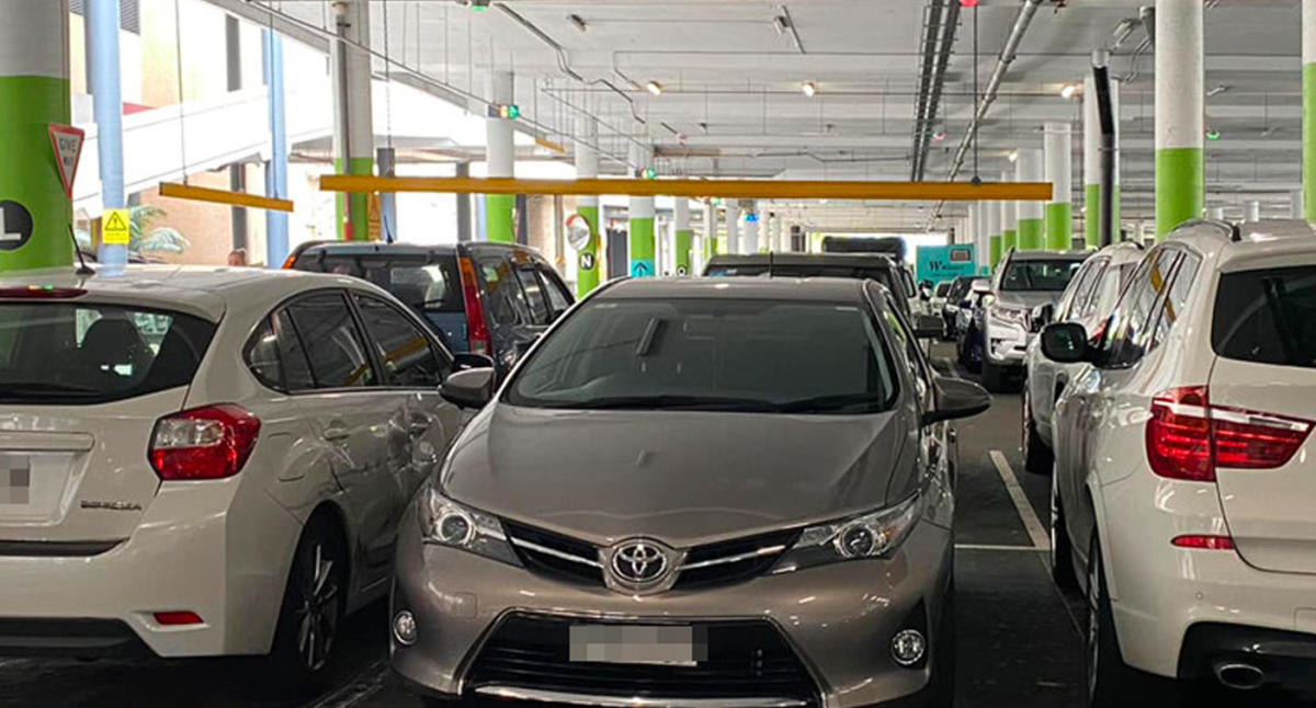 Sydney Parking East】Bondi Junction Westfield Carparking entry