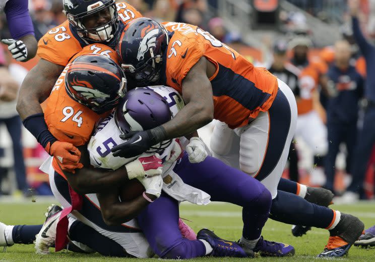 The Denver Broncos will try to defend their Super Bowl title with an elite defense (AP)