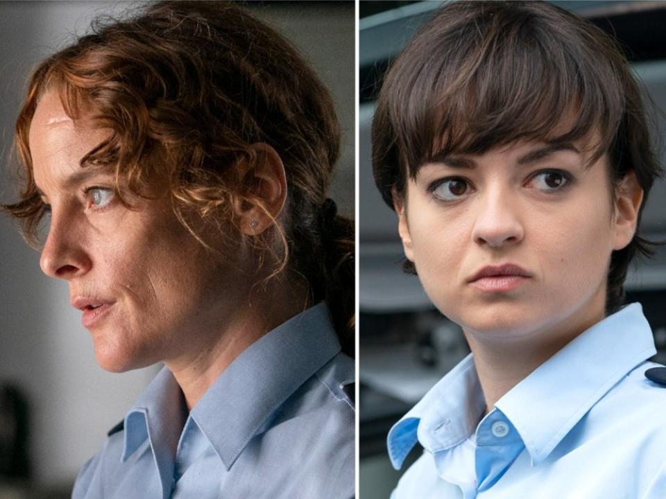 Anne Ratte-Polle (l.) und Michelle Barthel spielen "Mutter und Tochter" im "Tatort: Masken". (Bild: [M] WDR/Zeitsprung pictures/Thomas Kost / WDR/Zeitsprung pictures/Thomas Kost)