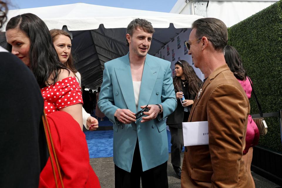 Paul Mescal, of "Aftersun," at the Film Independent Spirit Awards.