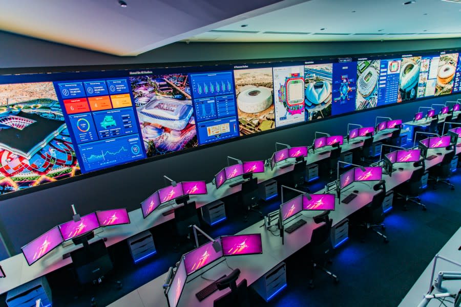 ASPIRE Control & Command Center, Qatar 圖/spfconsoles.com