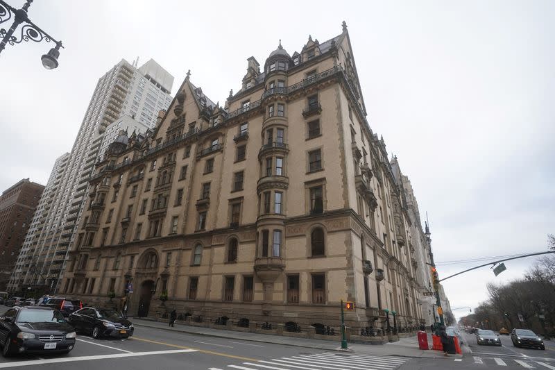 The Dakota Building where John Lennon was shot 40 years ago is pictured in New York City