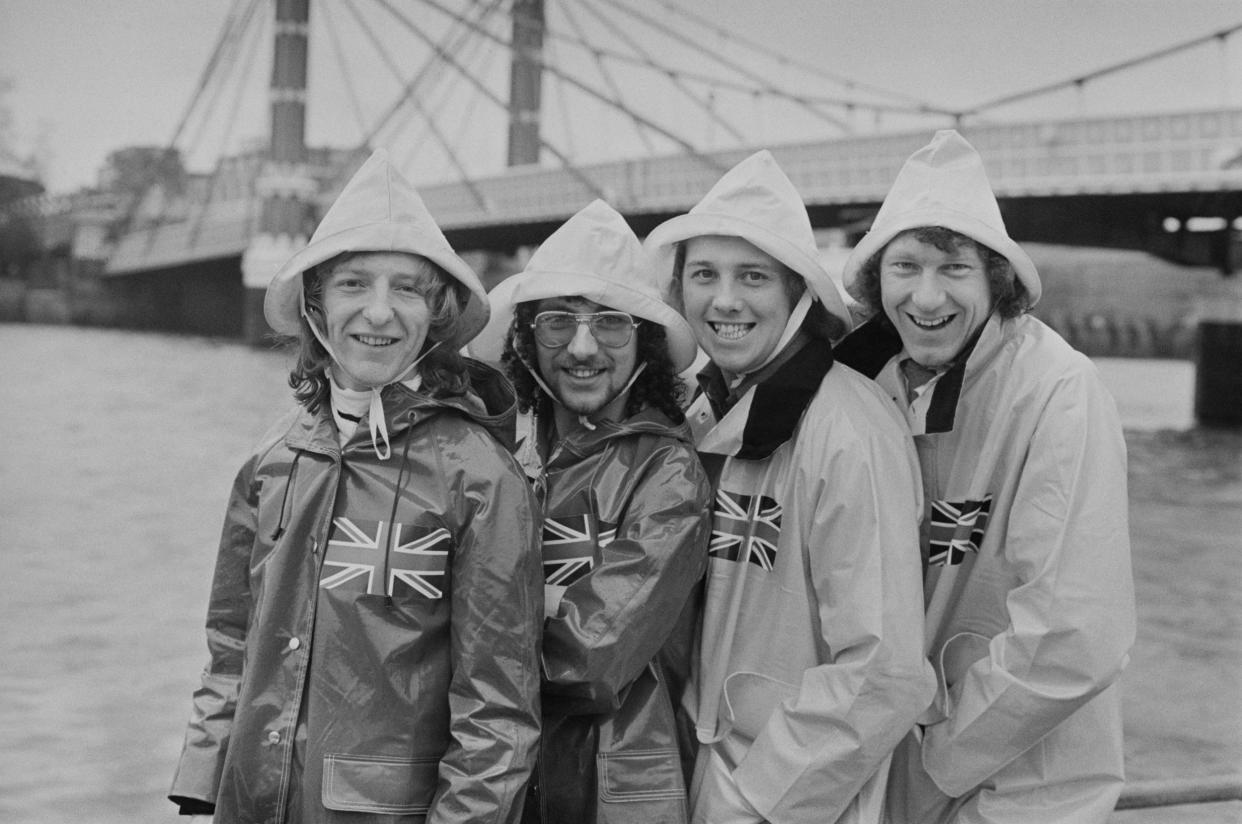 Black Lace in 1979, with Colin Gibb second from left