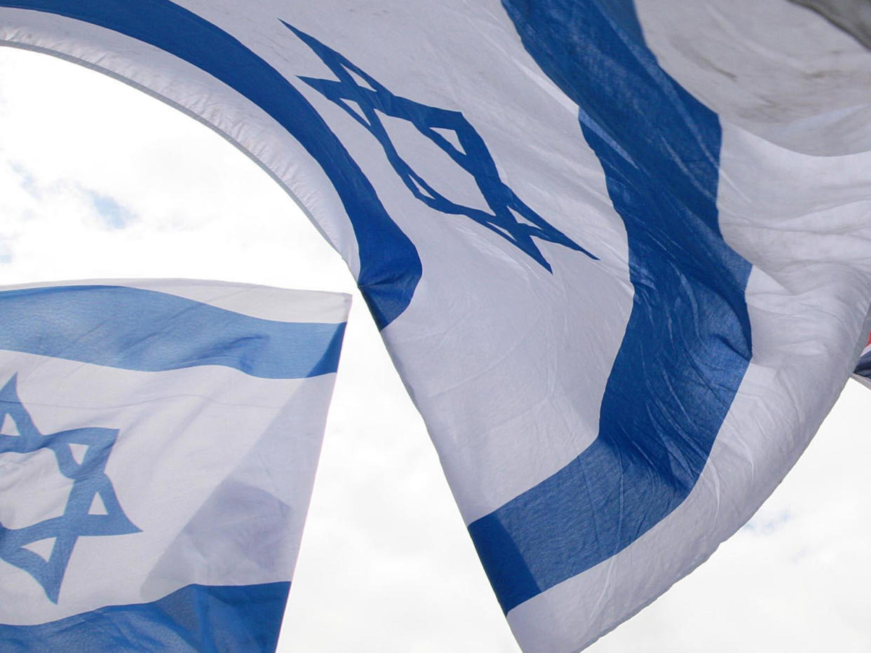 The Israeli flag: PA Archive/PA Images