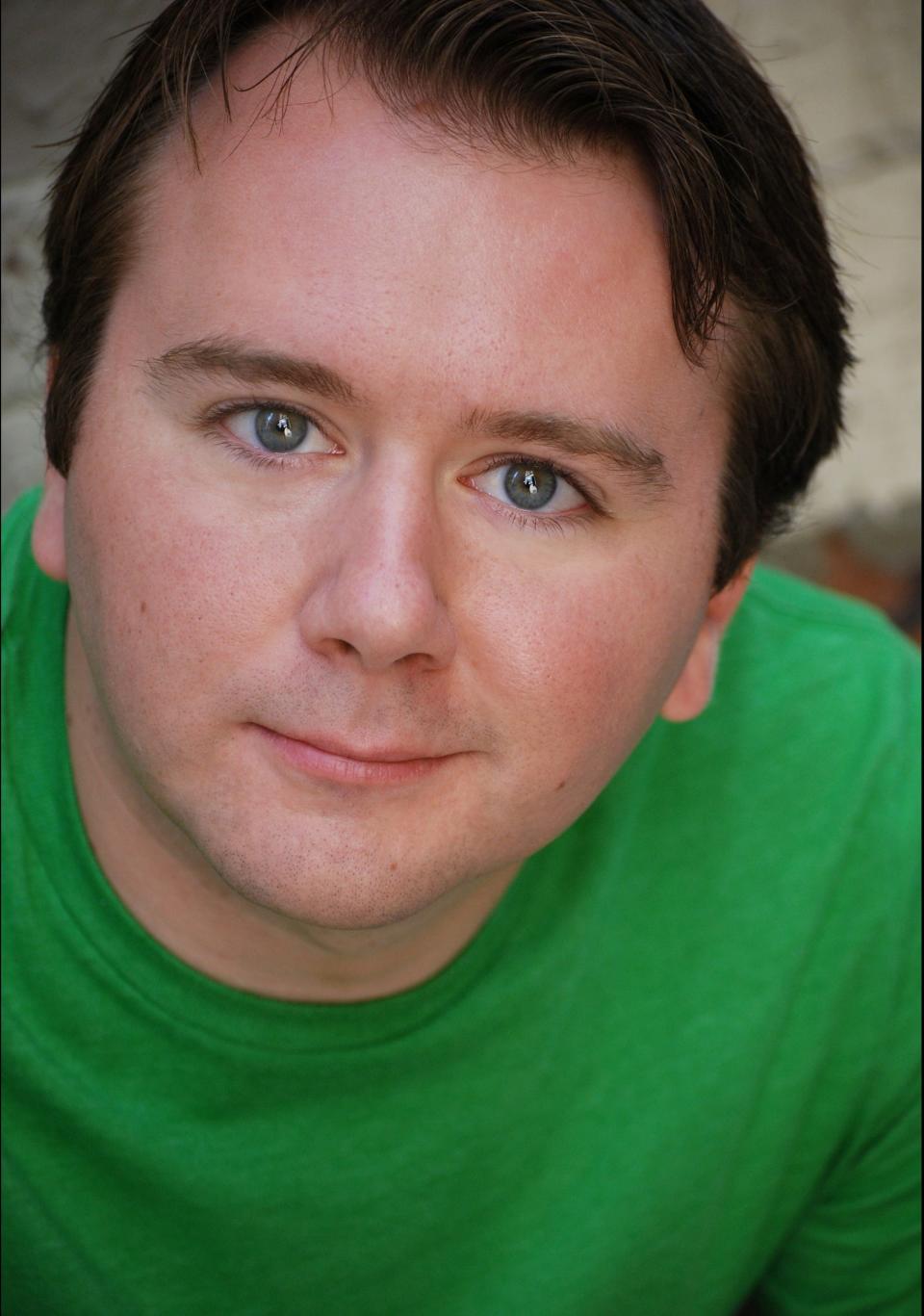 Scott Cote reprises the role he played in the national tour of “The Play That Goes Wrong” at Florida Studio Theatre.
