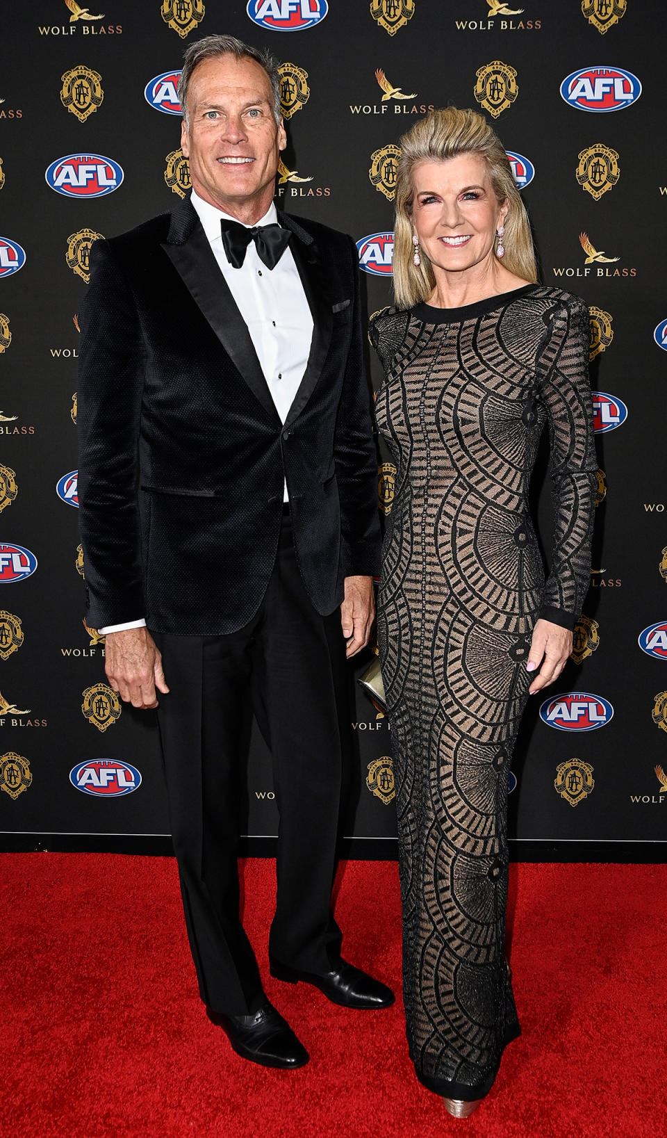  David Panton and Julie Bishop at the Brownlow Medal 2021