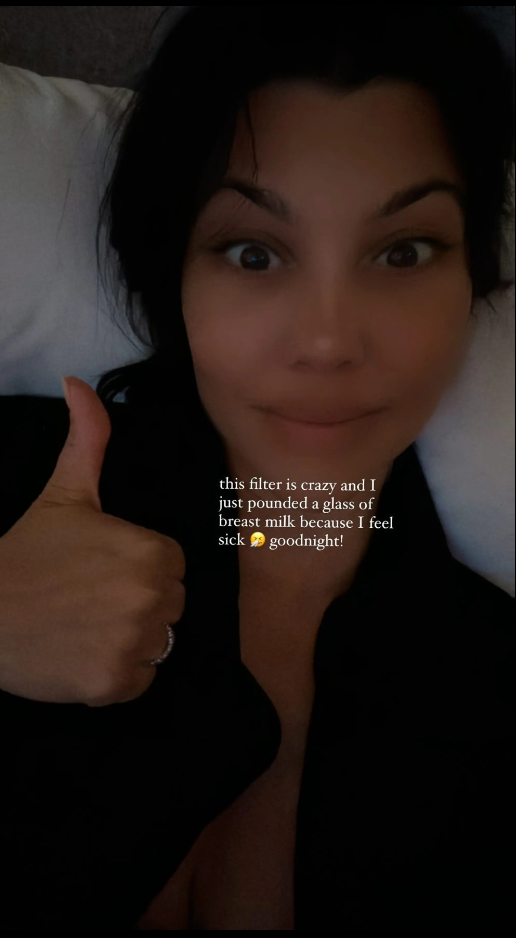 kourtney kardashian breastmilk immunity