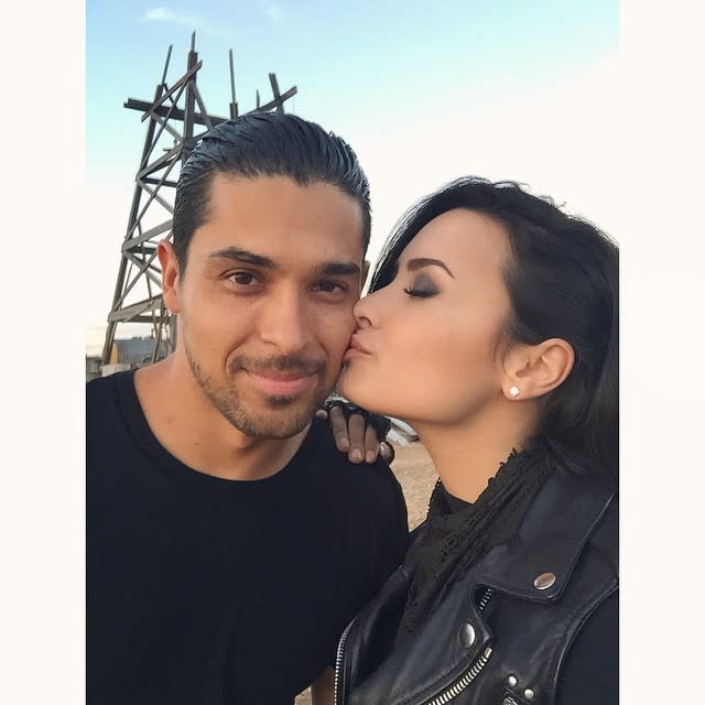 Demi Lovato and Wilmer Valderrama 