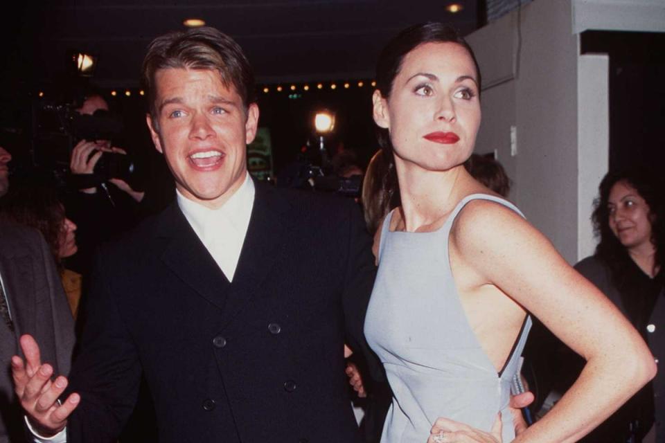 Matt Damon and Minnie Driver dated for a year before going their separate ways (Getty)