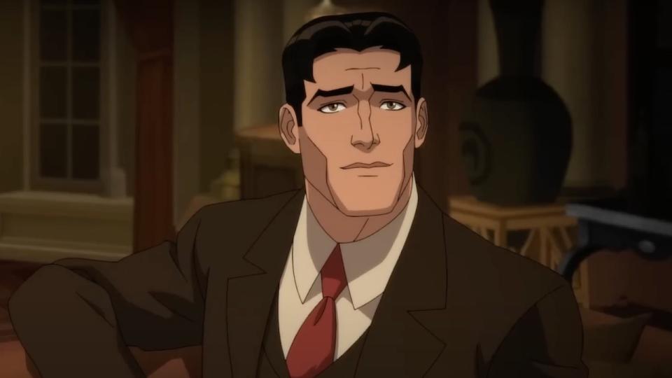 Patrick Fabian's Harvey Dent in Batman: The Doom That Came to Gotham