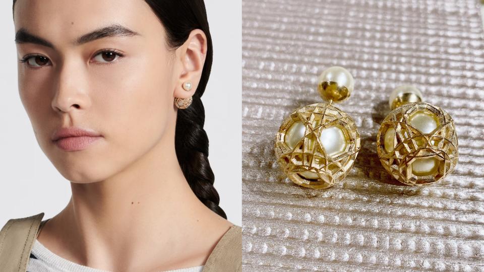 百搭名牌飾品盤點：DIOR TRIBALES 珍珠耳環，NT$ 20,500。想要入手優雅的Dior飾品，最不能錯過的經典Tribales耳環圖片來源：編輯拍攝、Dior