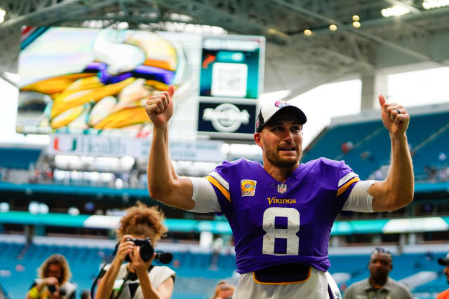 Watch Kirk Cousins Celebrating On Plane After Vikings Win