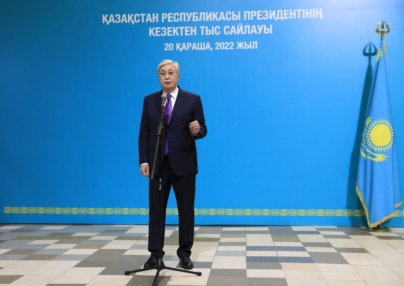 Kazakhstan holds snap presidential election