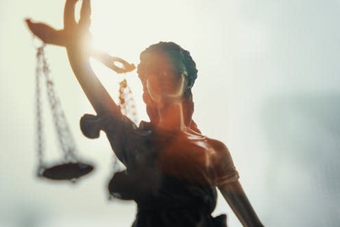 <span class="caption">Scots law offers three possible verdicts: guilty, not guilty and not proven.</span> <span class="attribution"><a class="link " href="https://www.shutterstock.com/image-photo/statue-justice-lady-iustitia-justitia-roman-602151149" rel="nofollow noopener" target="_blank" data-ylk="slk:Shutterstock;elm:context_link;itc:0;sec:content-canvas">Shutterstock</a></span>