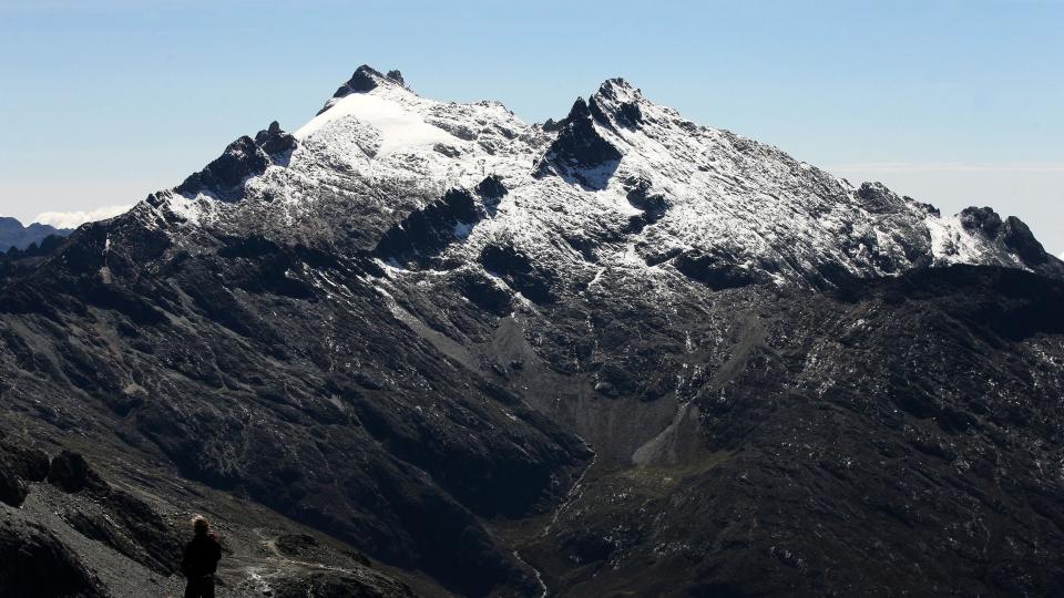 Pico Humboldt en 2008, estado Mérida, Venezuela. 