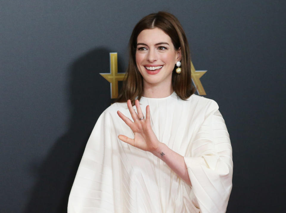 Anne Hathaway wants an informal name change. (Photo: Michael Tran/FilmMagic,) 