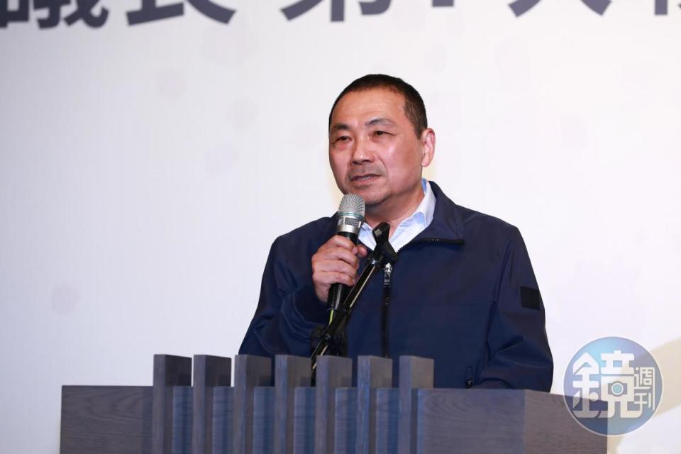 新北市長侯友宜認經發局女科長行為不當，稱已將該科長調離主管職。（本刊資料照）