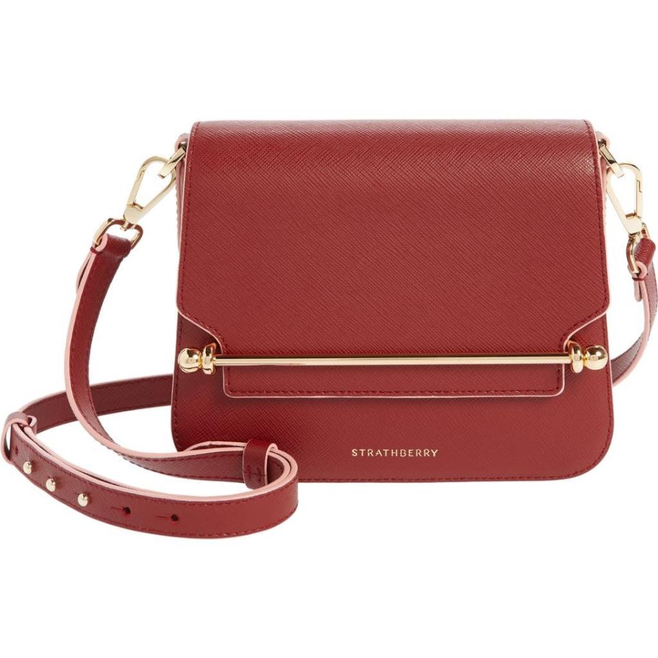 Mini Ace Leather Crossbody Bag