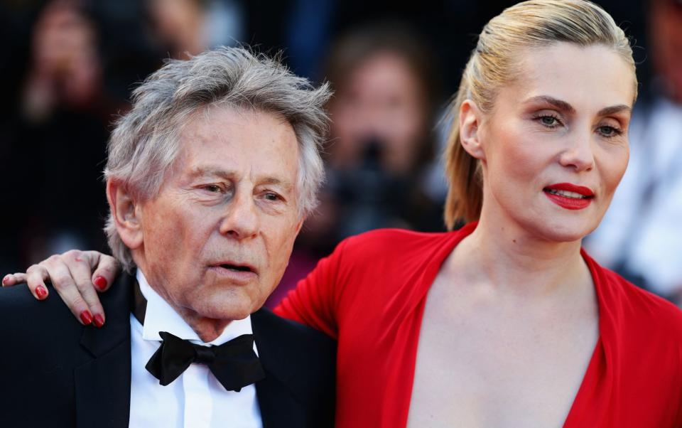 Roman Polanski and his wife Emmanuelle Seigner at the 2013 Cannes Film Festival - Getty Images Europe