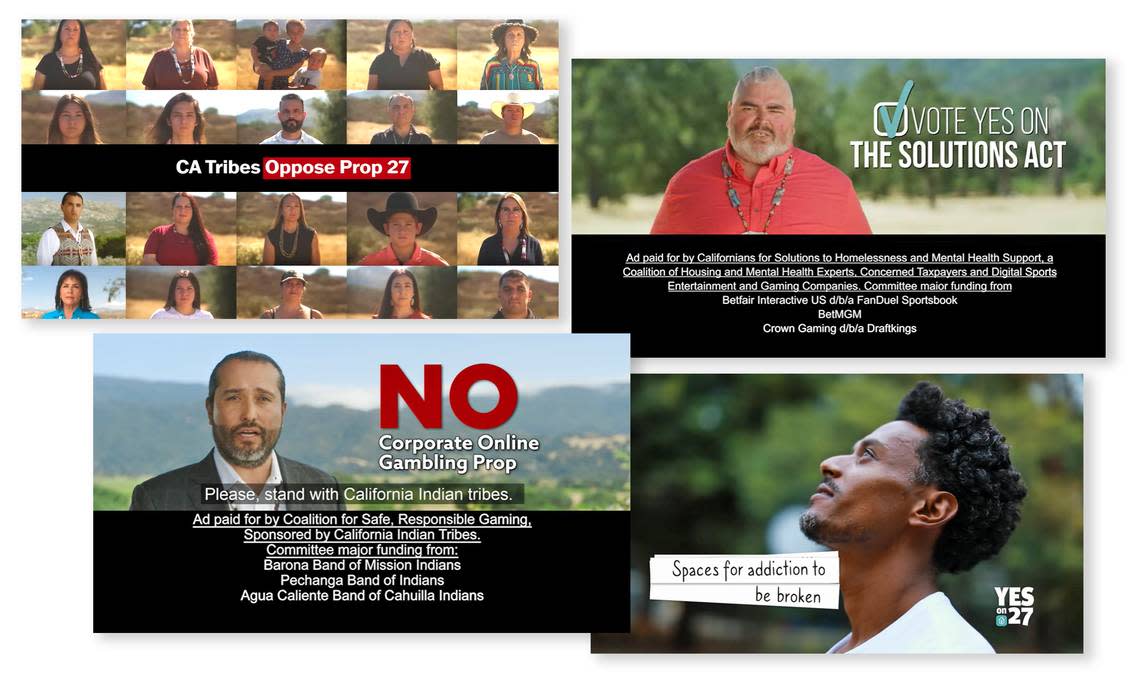 Ads for dueling sports betting initiatives – Propositions 26 and 27 – on the Nov. 8 ballot are saturating the airwaves.