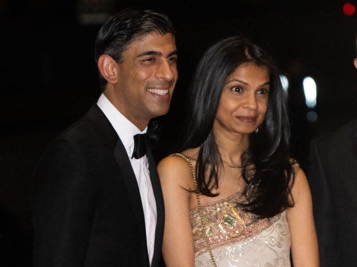 Rishi Sunak and Akshata Murthy