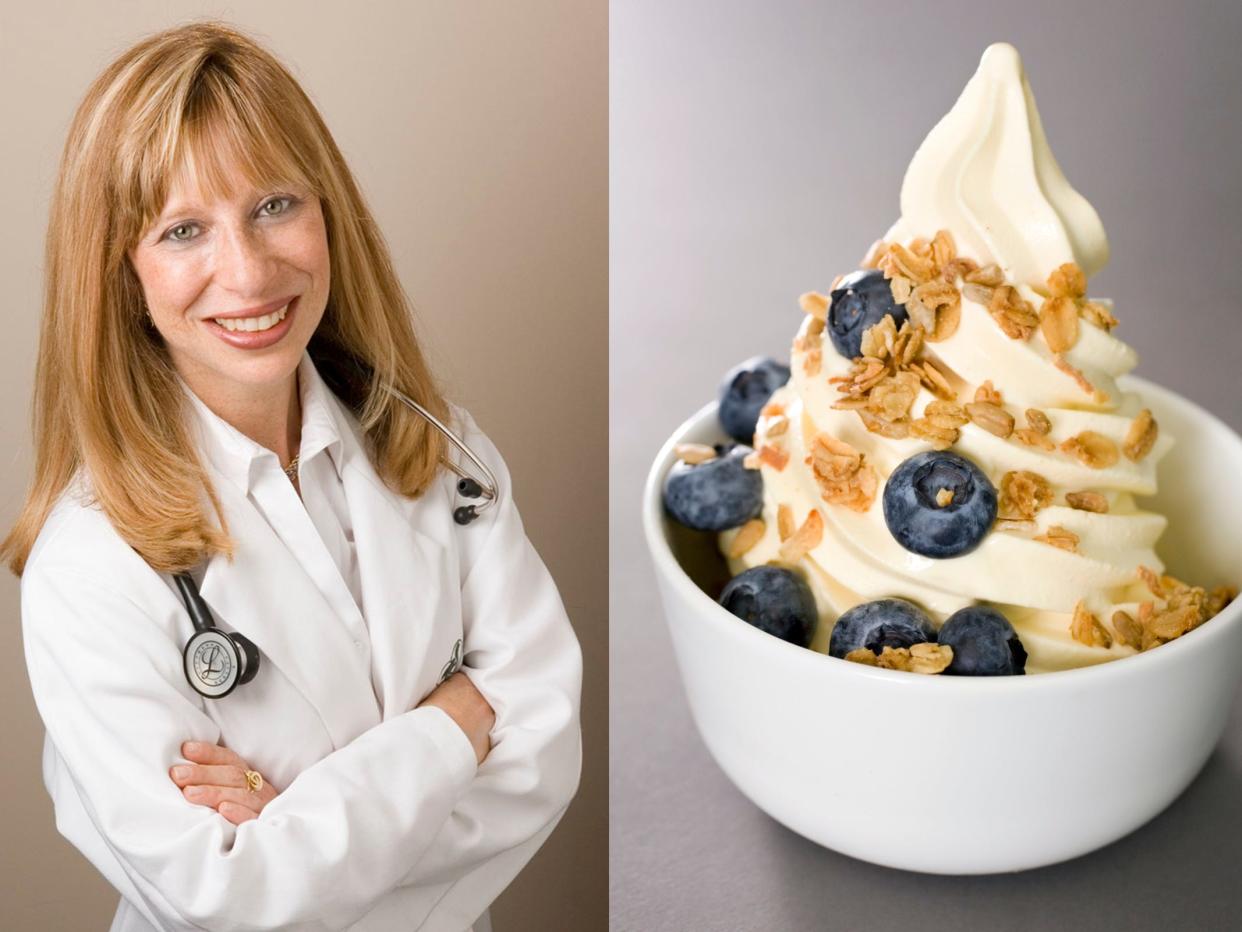 Dr. Abramson and frozen yogurt