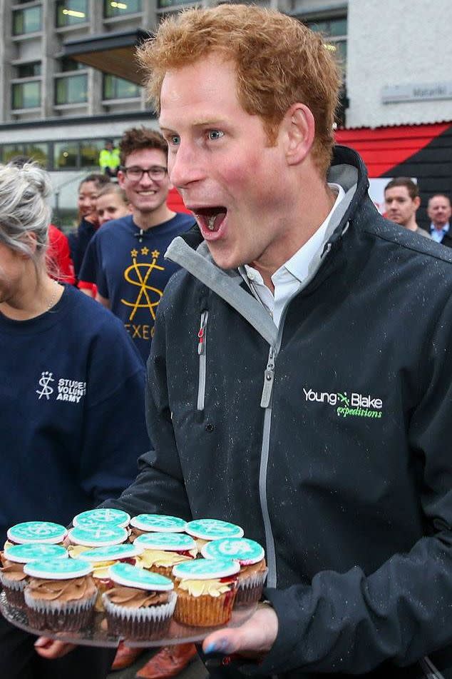 That time he got just as excited as any of us would about a batch of cupcakes.