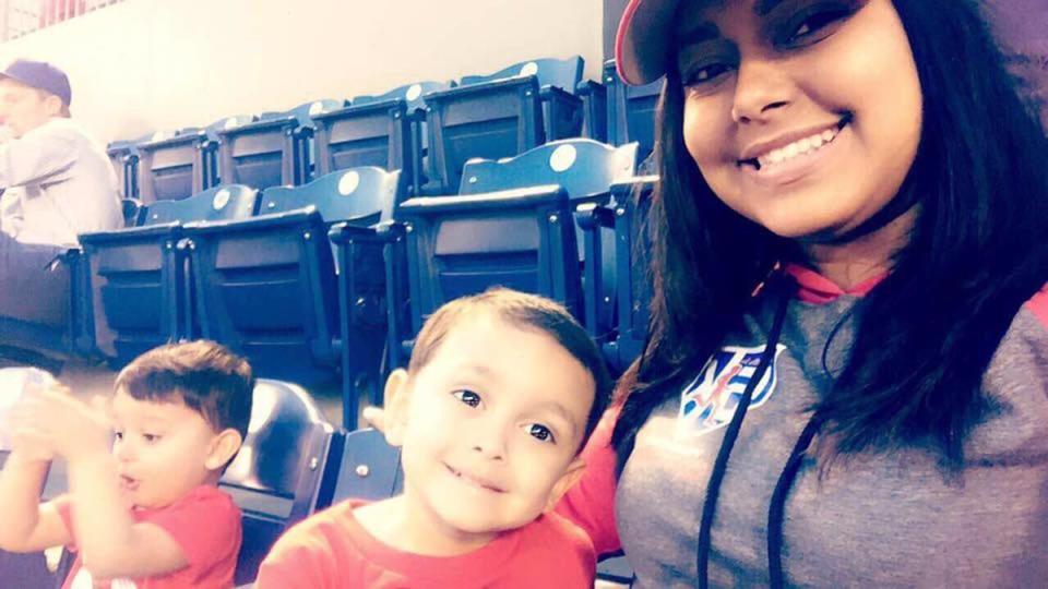 "There is always one not looking! At a Phillies game with Liam and Kemmy. I'm surprised they did well and lasted the whole game!" --&nbsp;<i>Lissette Ayala</i>