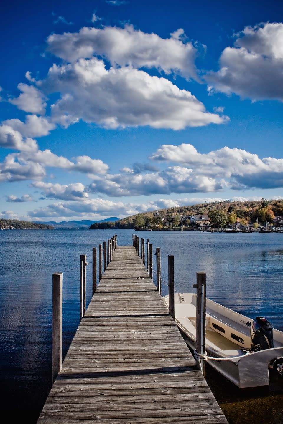 <p>Life revolves around the mirror-like Lake Winnipesaukee in this laid-back town. Resorts dot the shores, giving residents a good excuse to play tourist for the day. However, the most fun way to explore might be the <a href="http://www.hoborr.com/winni.html" rel="nofollow noopener" target="_blank" data-ylk="slk:Winnipesaukee Scenic Railroad" class="link ">Winnipesaukee Scenic Railroad</a>.</p><p><a href="https://www.housebeautiful.com/design-inspiration/celebrity-homes/a5286/bette-davis-butternut-farm/" rel="nofollow noopener" target="_blank" data-ylk="slk:Rent Bette Davis' New Hampshire farm »" class="link "><em>Rent Bette Davis' New Hampshire farm »</em></a></p>