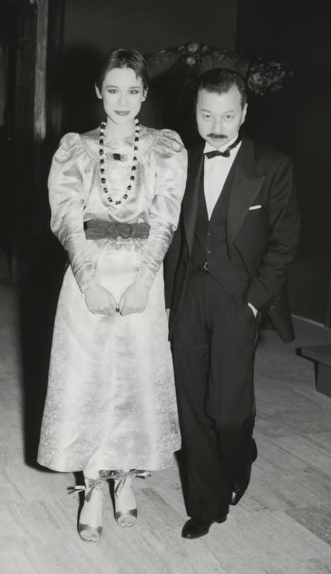Tina Chow and husband Michael Chow, 1980