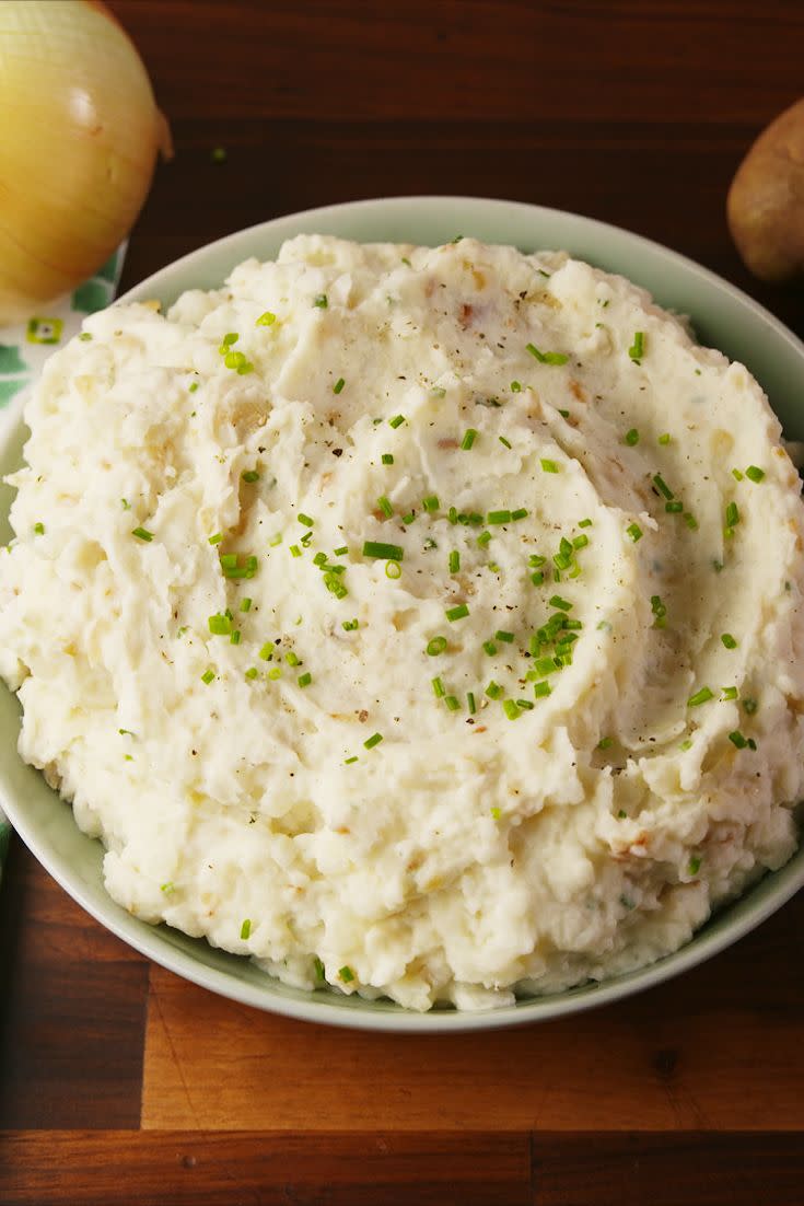 Sour Cream & Onion Mashed Potatoes