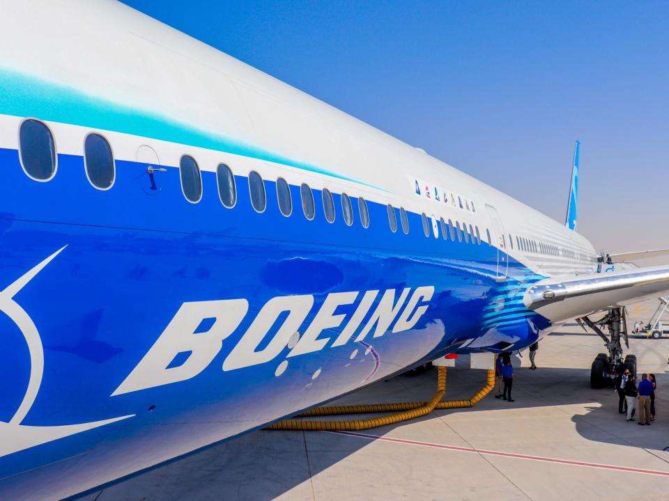 Boeing 777X at Dubai Airshow 2021