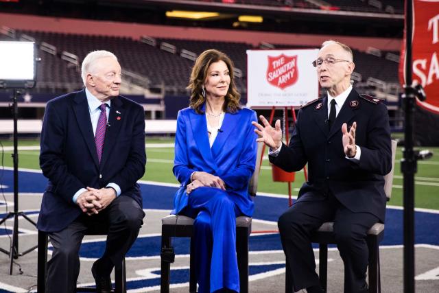 Dallas Cowboys and Jonas Brothers Kick Off Salvation Army Red