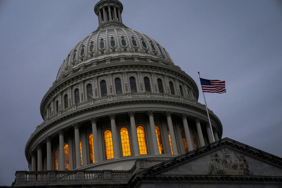 FILE - In this Dec. 10, 2019, file photo, the Capitol is seen in Washington. It’s been more than three years since Russia's sweeping effort to interfere in U.S. elections through disinformation on social media, stolen campaign emails and attacks on voting systems. U.S. officials have made advances in trying to prevent similar attacks from undermining the 2020 vote, but challenges remain. (AP Photo/J. Scott Applewhite, File)