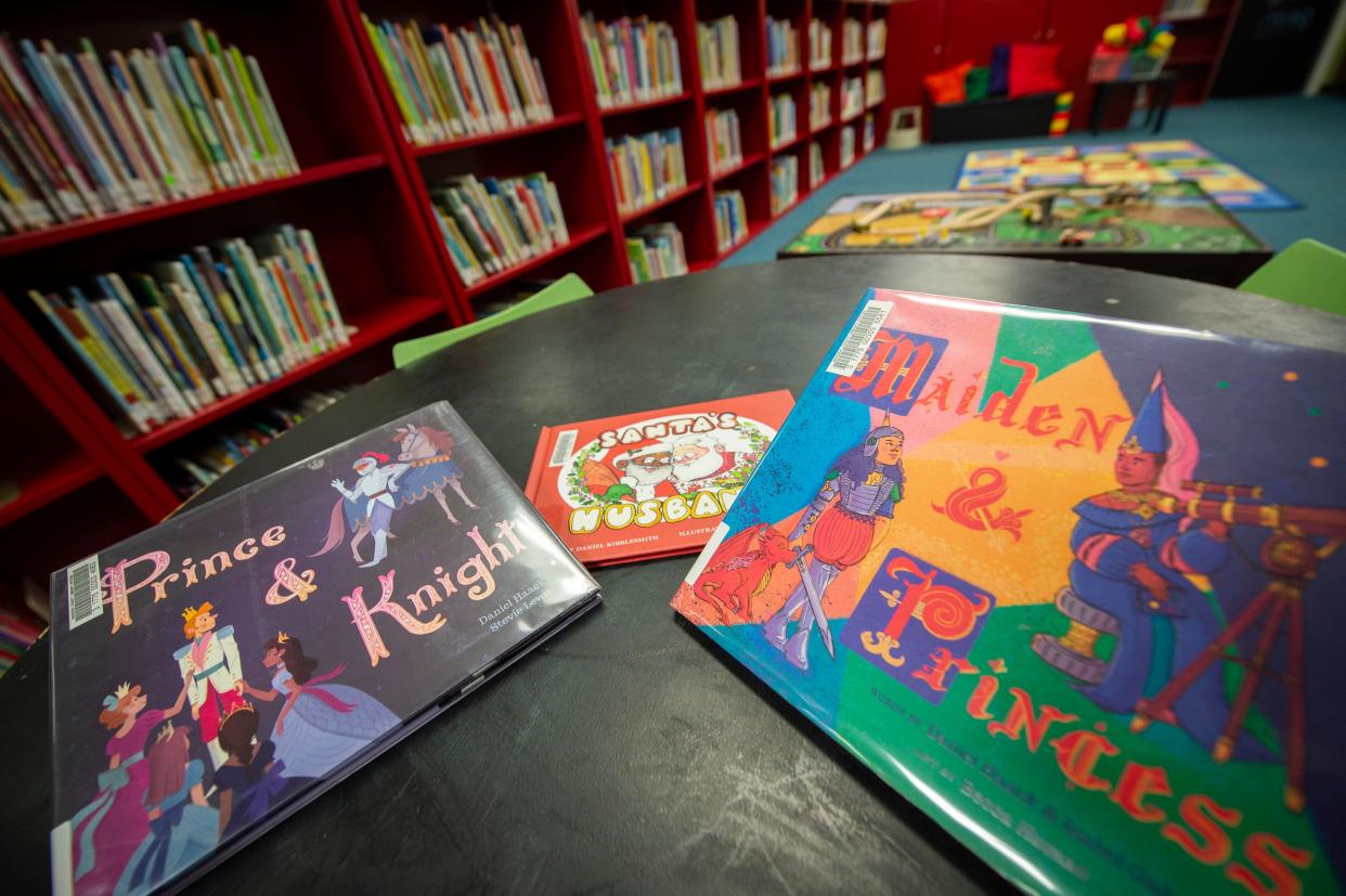 In a display of new books for the children's section of the Ridgeland Library, a number of the books had to do with LGBTQ themes. All of the books are currently checked out, but there are three other books available on Thursday, Jan. 27, 2022. Ridgeland Mayor Gene McGee has said he will withhold $110,000 in funding from the Madison County Library System because of the library displaying books with LGBTQ themes in its children's area.