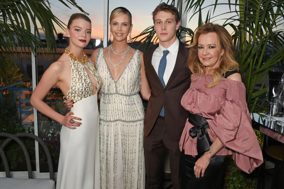 Celebrating: Anya Taylor-Joy, Charlize Theron, George MacKay and Chopard's Caroline Scheufele: Dave Benett