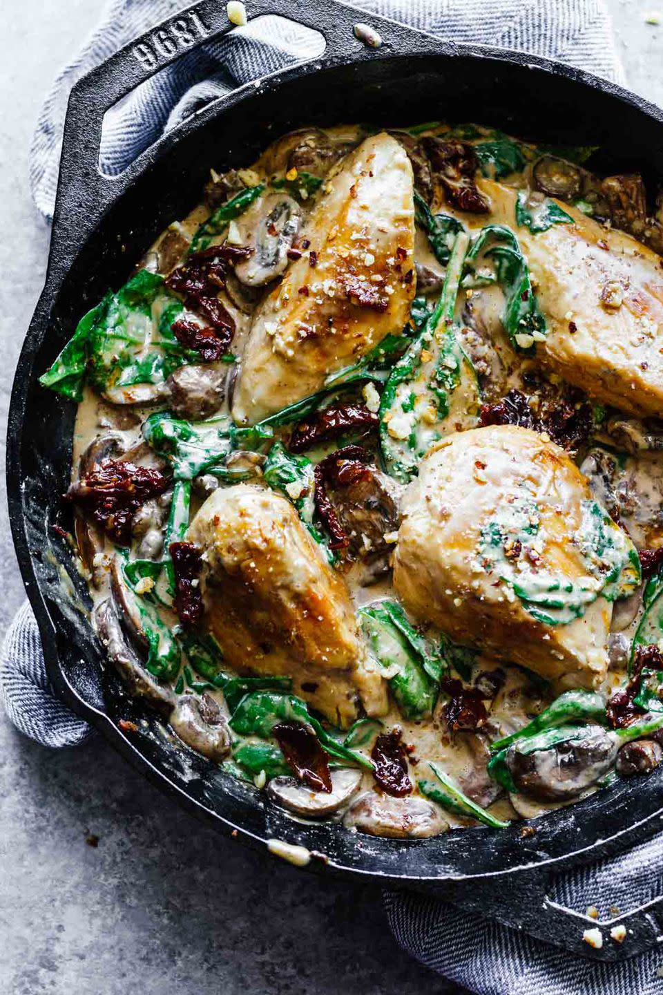 Dairy-Free Tuscan Chicken Skillet