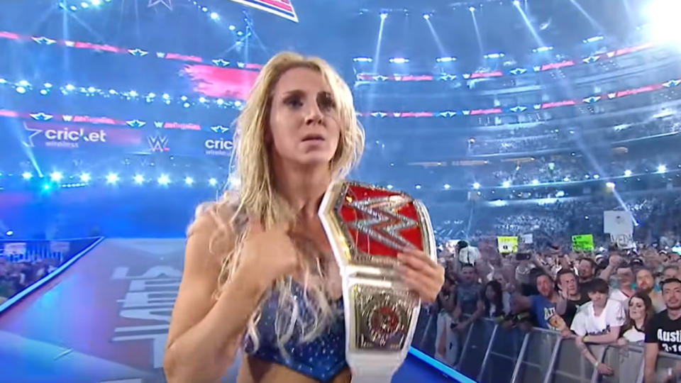 Becky Lynch Vs. Charlotte Vs. Sasha Banks (WrestleMania 32)
