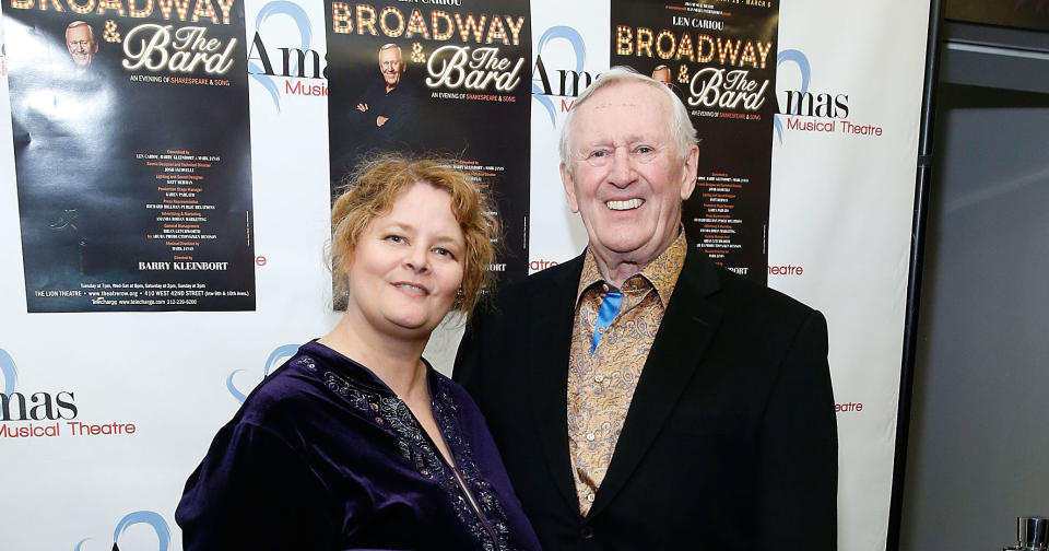 Original ‘Sweeney Todd’ stars Sarah Rice and Len Cariou at “Broadway And The Bard” in 2016