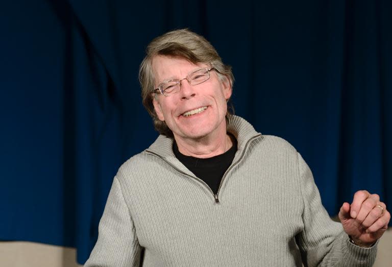 Stephen King hosts a press conference dedicated to promoting his new book 'Doctor Sleep', follow up to 'The Shining' on November 12, 2013, in Paris