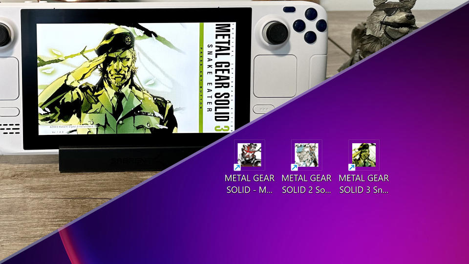 Metal Gear Solid: Master Collection - Steam Deck and desktop icons