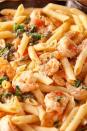 <p>Prawns, spinach, tomatoes and garlic? Yes, this is the <a href="https://www.delish.com/uk/pasta-recipes/" rel="nofollow noopener" target="_blank" data-ylk="slk:pasta;elm:context_link;itc:0;sec:content-canvas" class="link ">pasta</a> of your dreams.</p><p>Get the <a href="https://www.delish.com/uk/cooking/recipes/a32667322/tuscan-shrimp-penne-recipe/" rel="nofollow noopener" target="_blank" data-ylk="slk:Parmesan Prawn Pasta;elm:context_link;itc:0;sec:content-canvas" class="link ">Parmesan Prawn Pasta</a> recipe.</p>