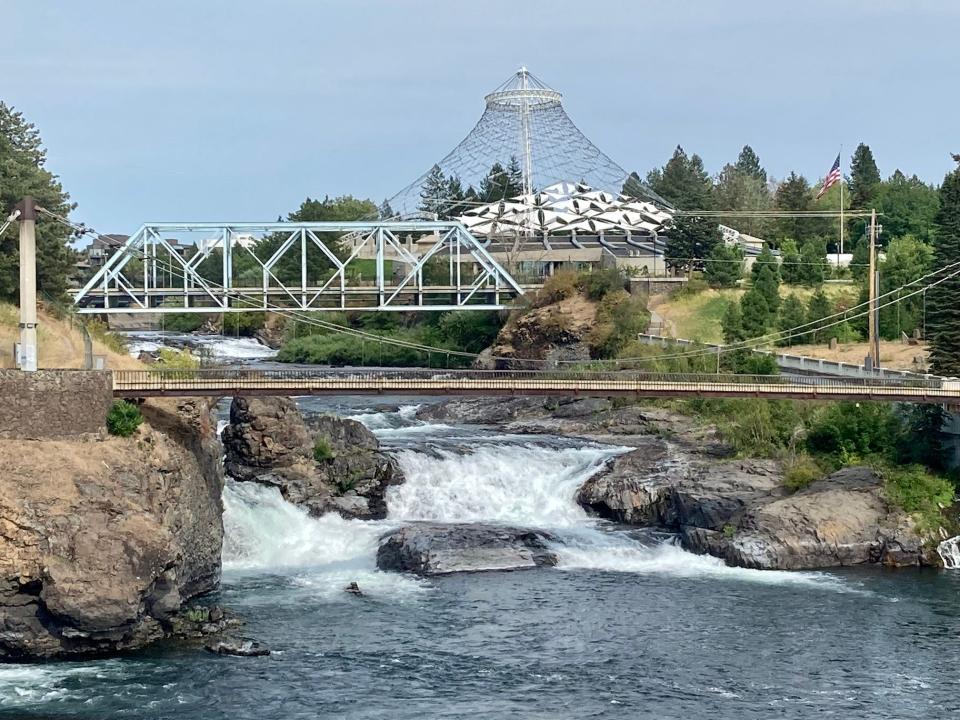 File photo - Spokane's Riverfront Park and Spokane Falls is seen in this 2021 photo.