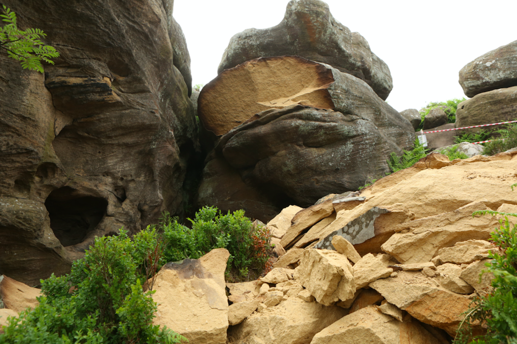 <em>Vandals destroyed an iconic stone landmark on the York Moors (SWNS)</em>