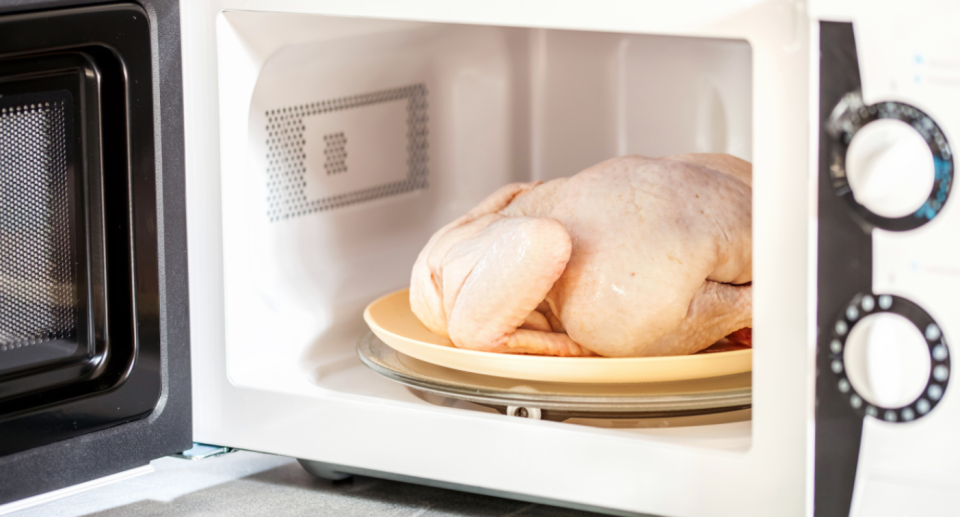 Chicken in microwave