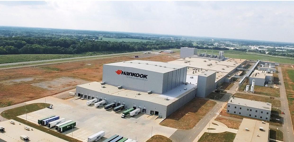 Hankook Tire's Tennessee Plant in Clarksville is the company's first manufacturing facility in the U.S., underscoring its commitment to technology, innovation and growth in North America. (PRNewsfoto/Hankook Tire America Corp.)