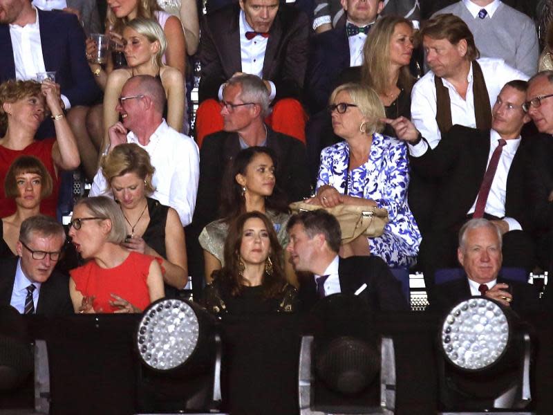 Prinzessin Mary und Kronprinz Frederik lassen sich den ESC nicht entgehen. Foto: Jörg Carstensen