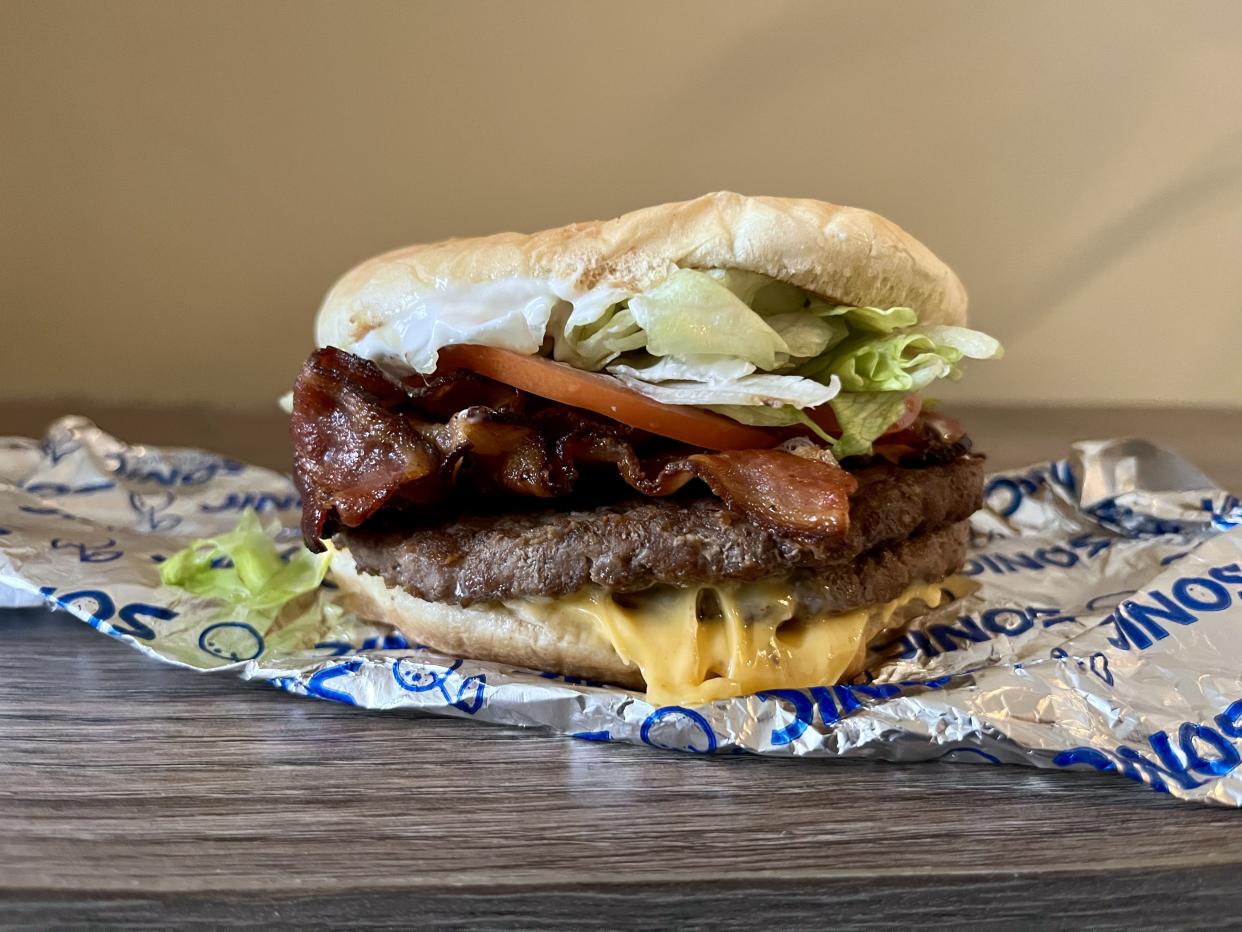 SuperSONIC Bacon Double Cheeseburger