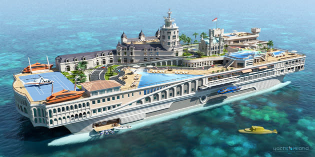 Floating islands: when a mega-yacht just won't do